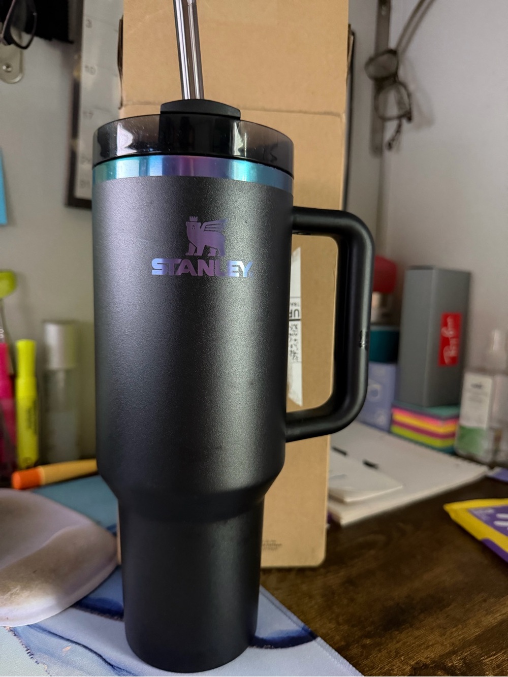 Stanley Black chroma Tumbler with multicolor Logo Accent